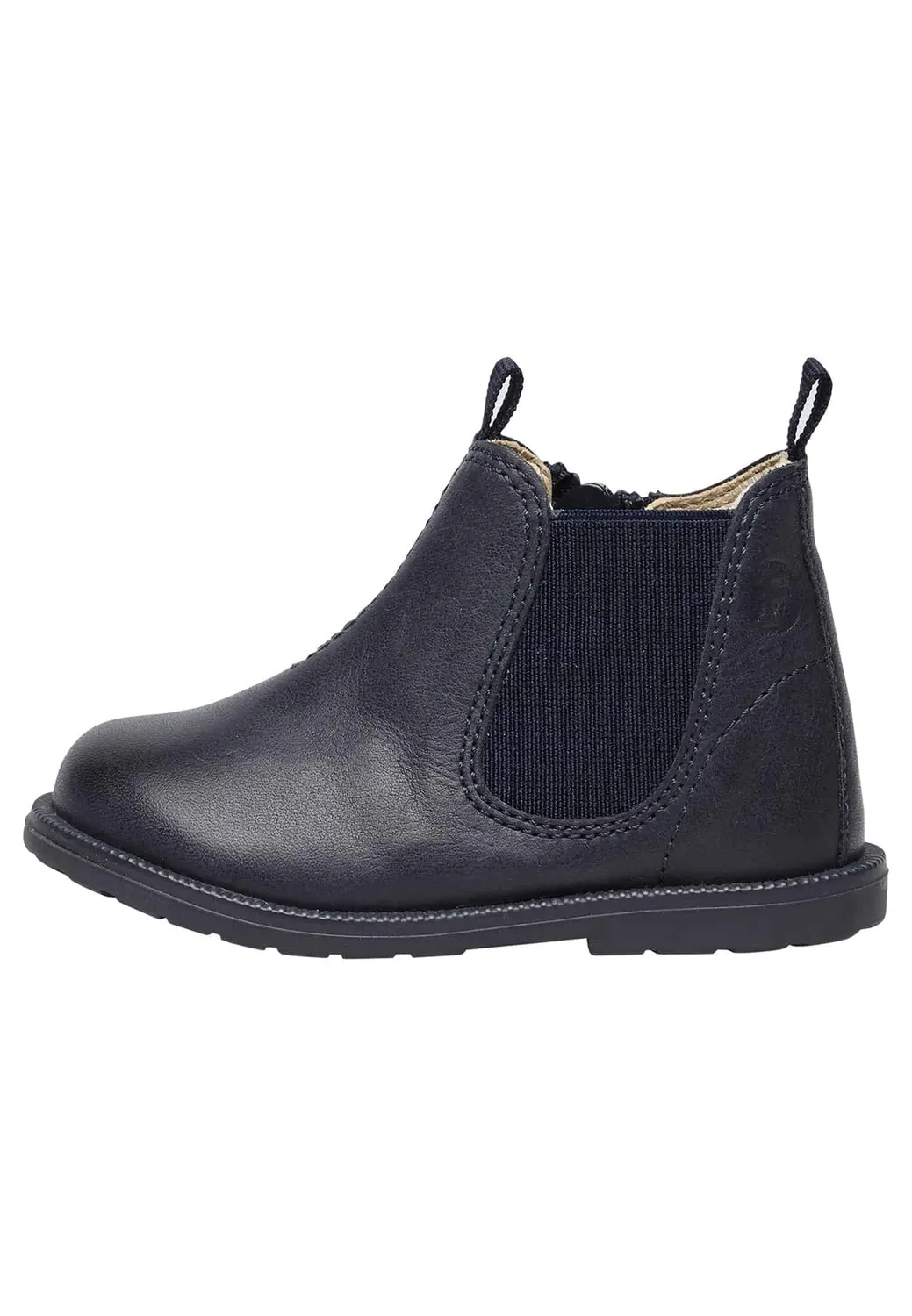 Falcotto bottines cuir verni zip élastique premiers pas