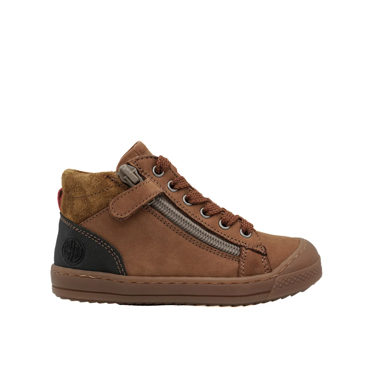 Babybotte Kaky chaussure lacets garçon nubuck