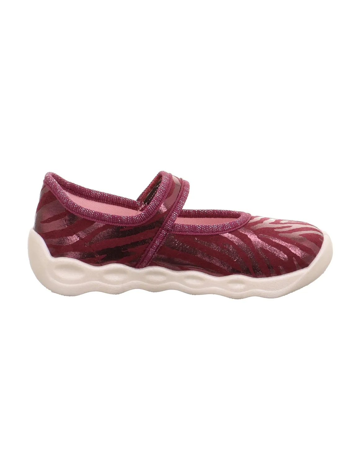 Superfit Bubble 1-006271 chaussons fille rouge souple