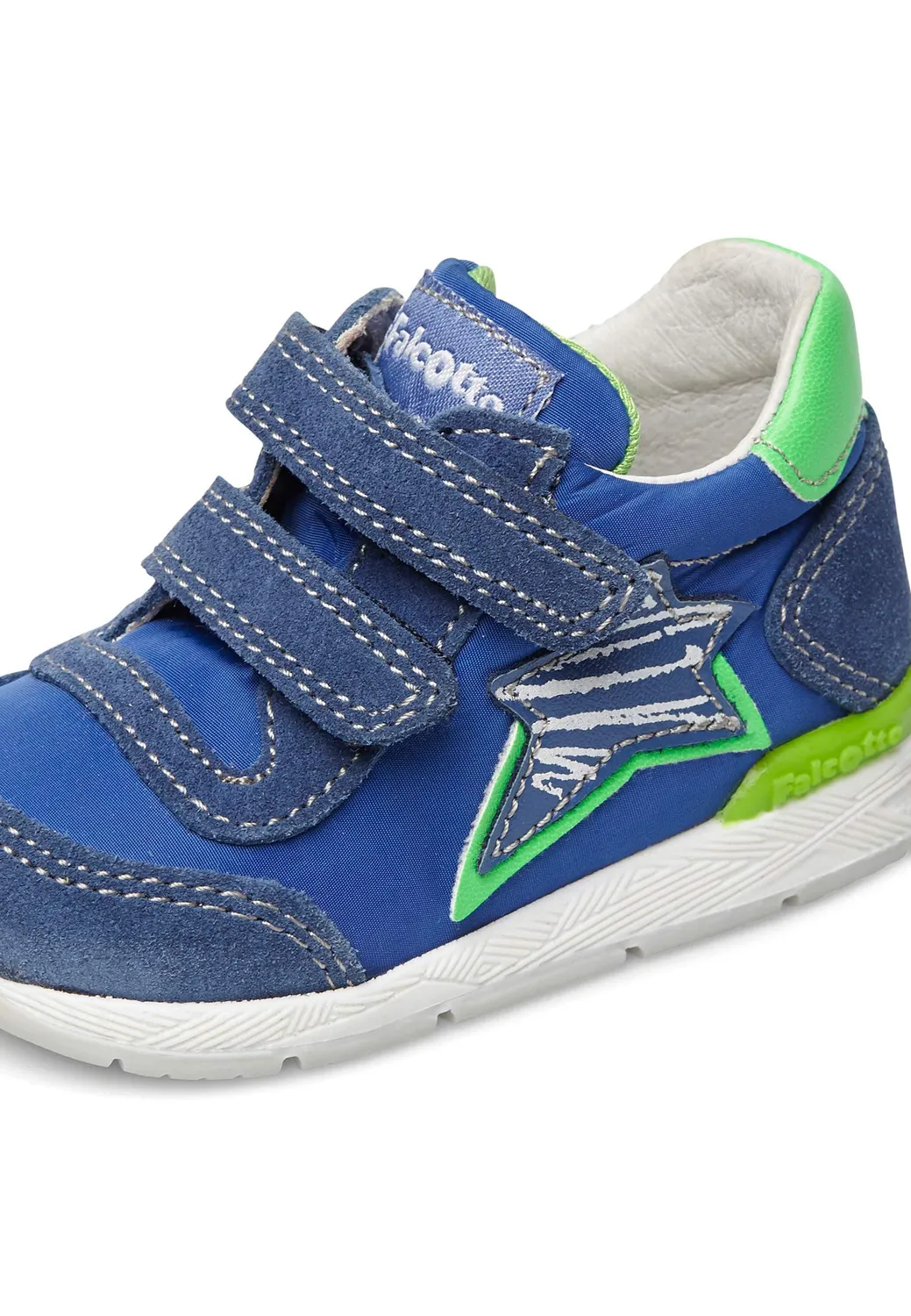 Falcotto New Ferdi VL baskets bébé daim et nylon