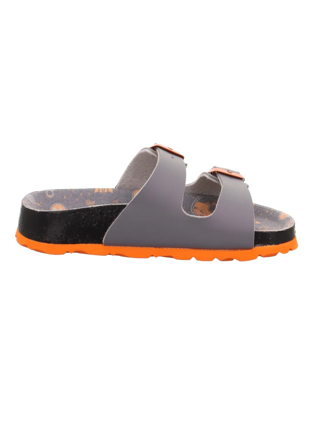 Superfit 2130 chaussons garcon gris cuir synthetique