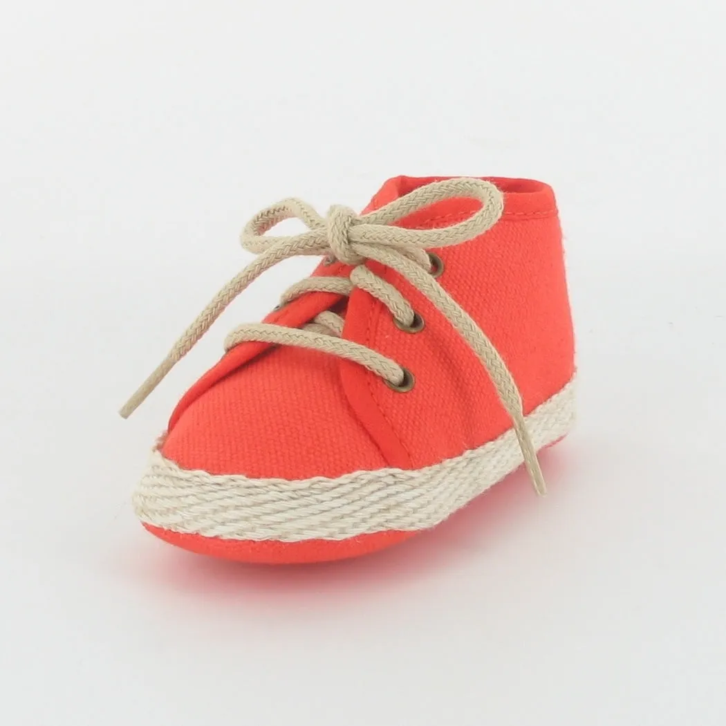 Le Petit Fils du Cordonnier Départ tennis chausson bébé coton