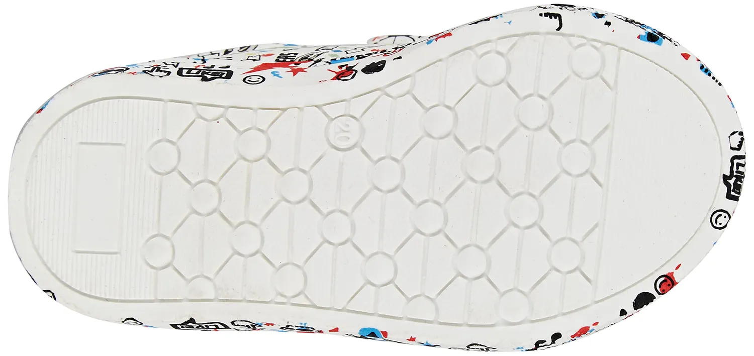 Primigi Lux baskets enfant blanc bleu semelle souple