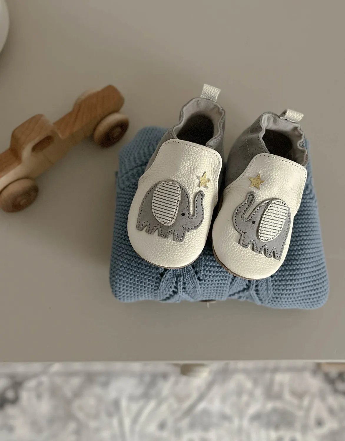 ROBEEZ Elephant Stars chaussures souples bébé