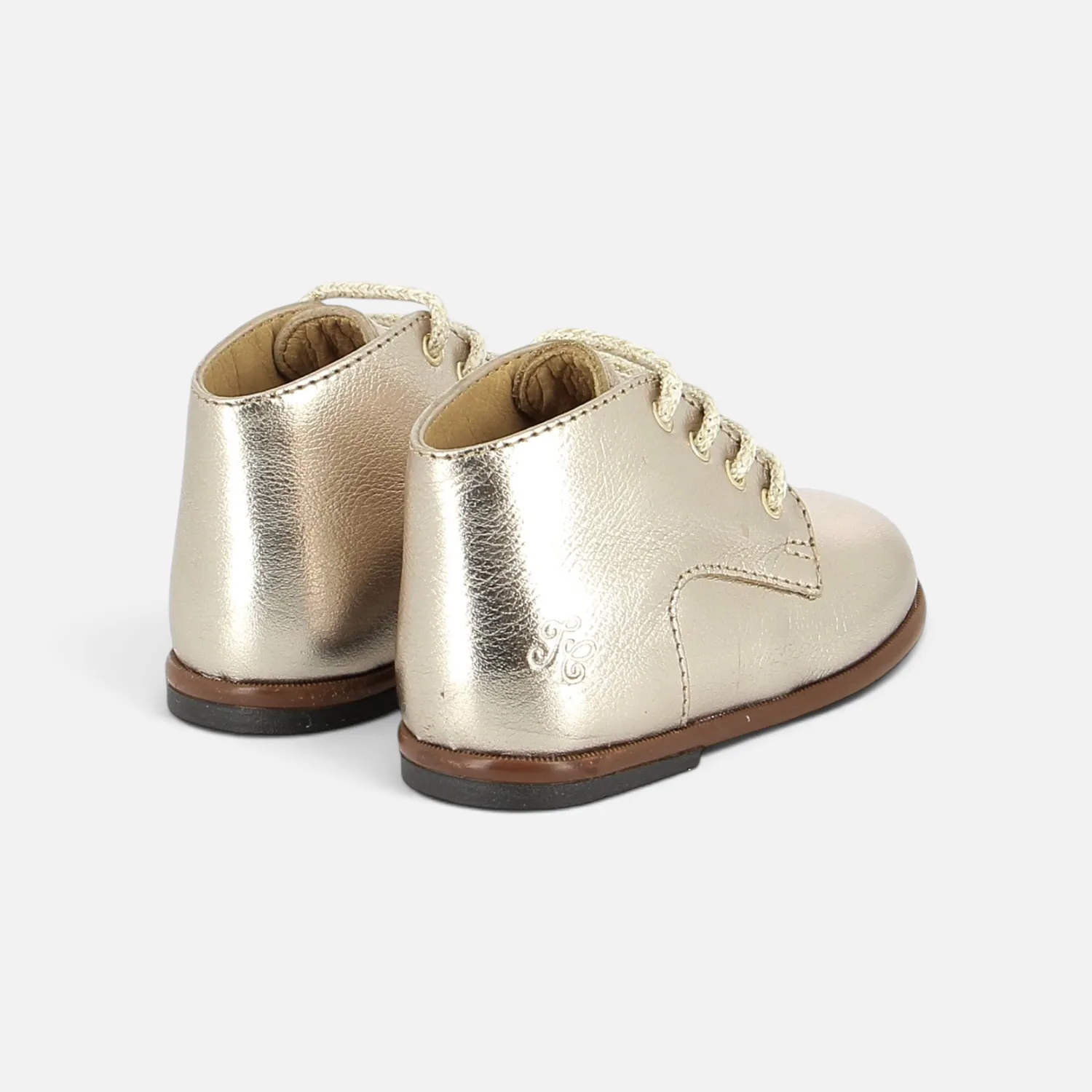 10is T&C 1 Derby chaussures premiers pas cuir