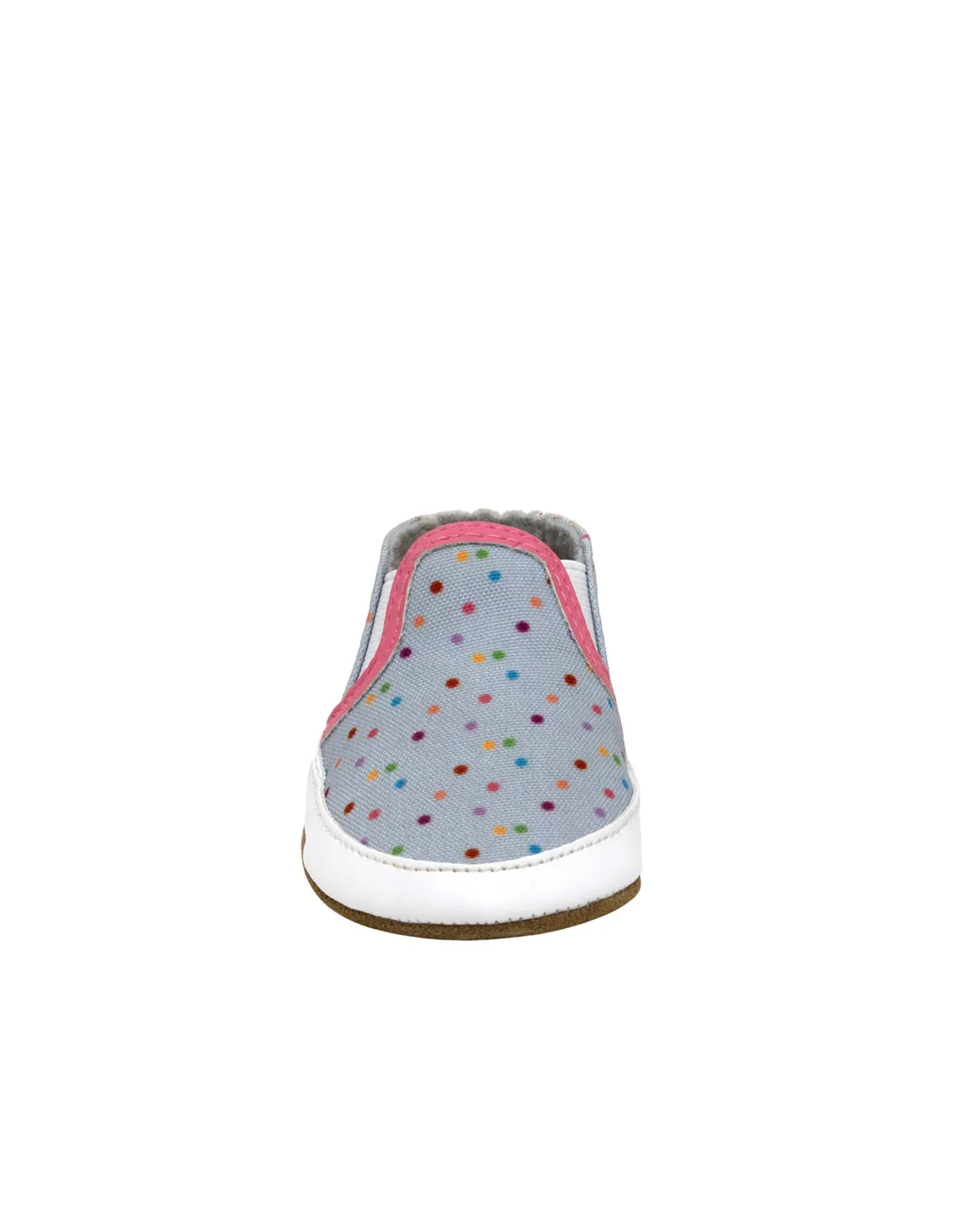 Robeez Soft Soles Polka Dot Polly chaussons pois toile