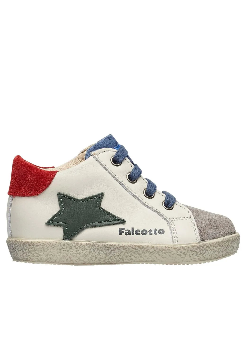 Falcotto Alnoite High baskets cuir lacets garçon