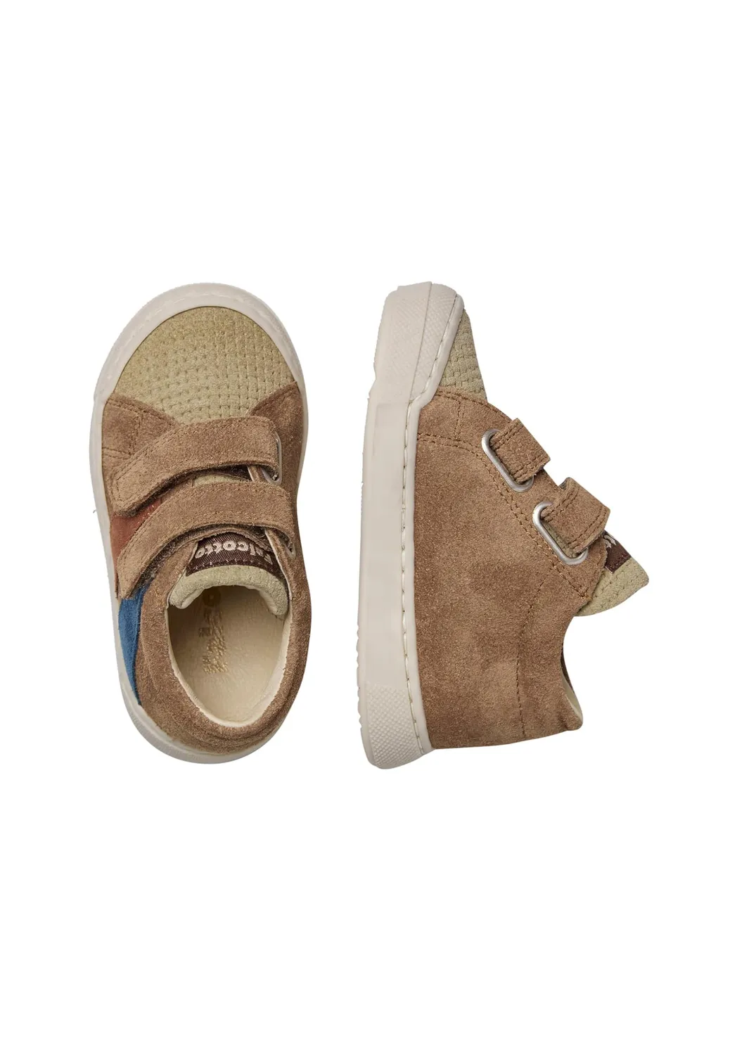 Falcotto Gazer VL baskets garçon cuir scratch
