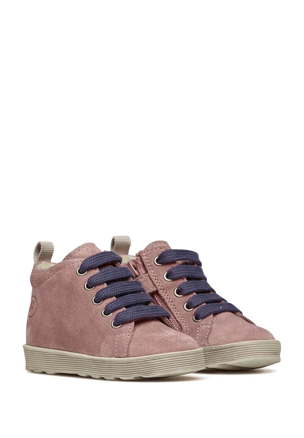Falcotto baskets suède cheville rembourrée cuir