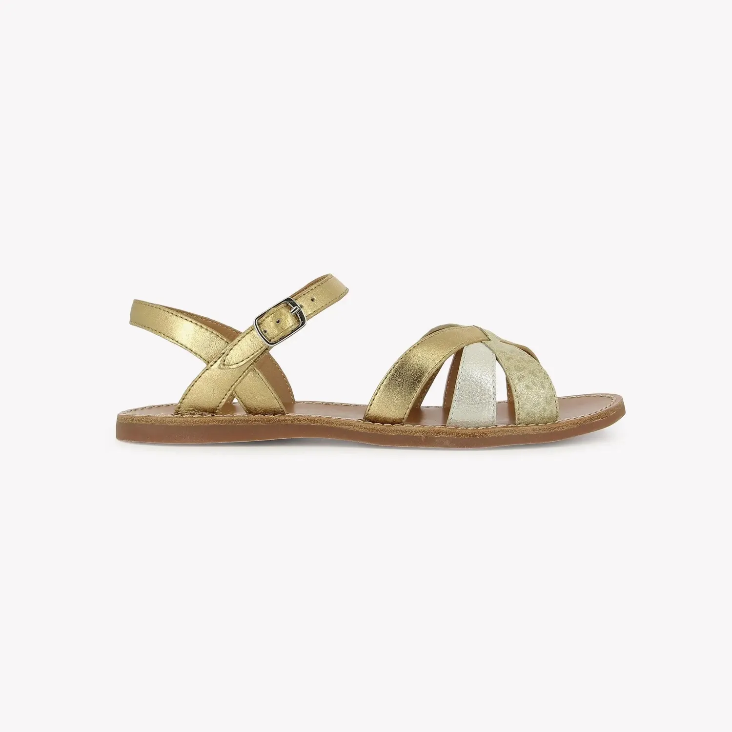 10is Plage Curv Retro sandales cuir fille