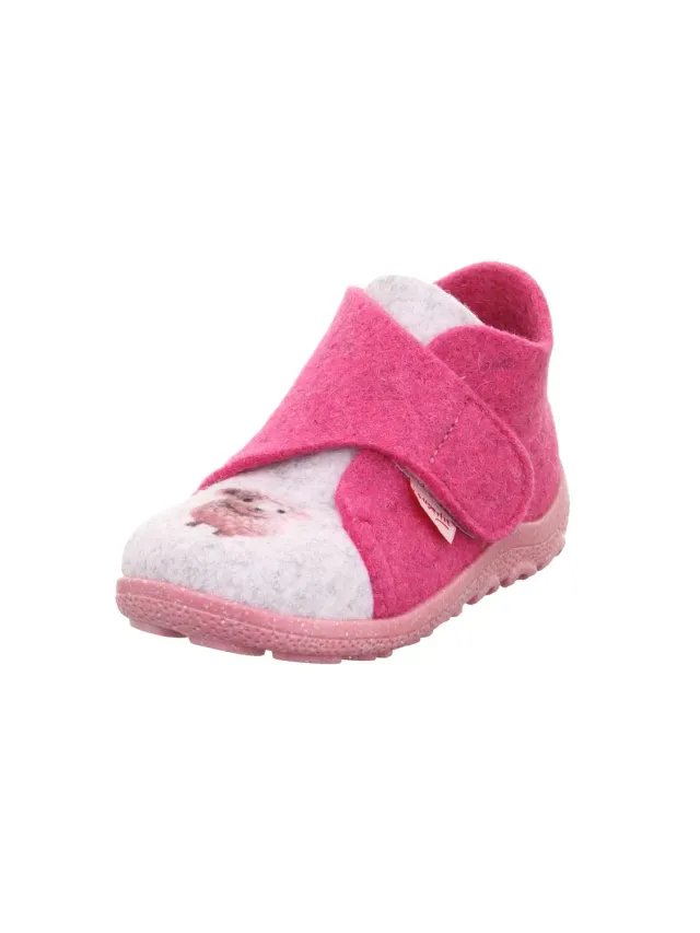 Superfit Happy Octi 1-006291 chaussons Rose Gris 5510 20 EU