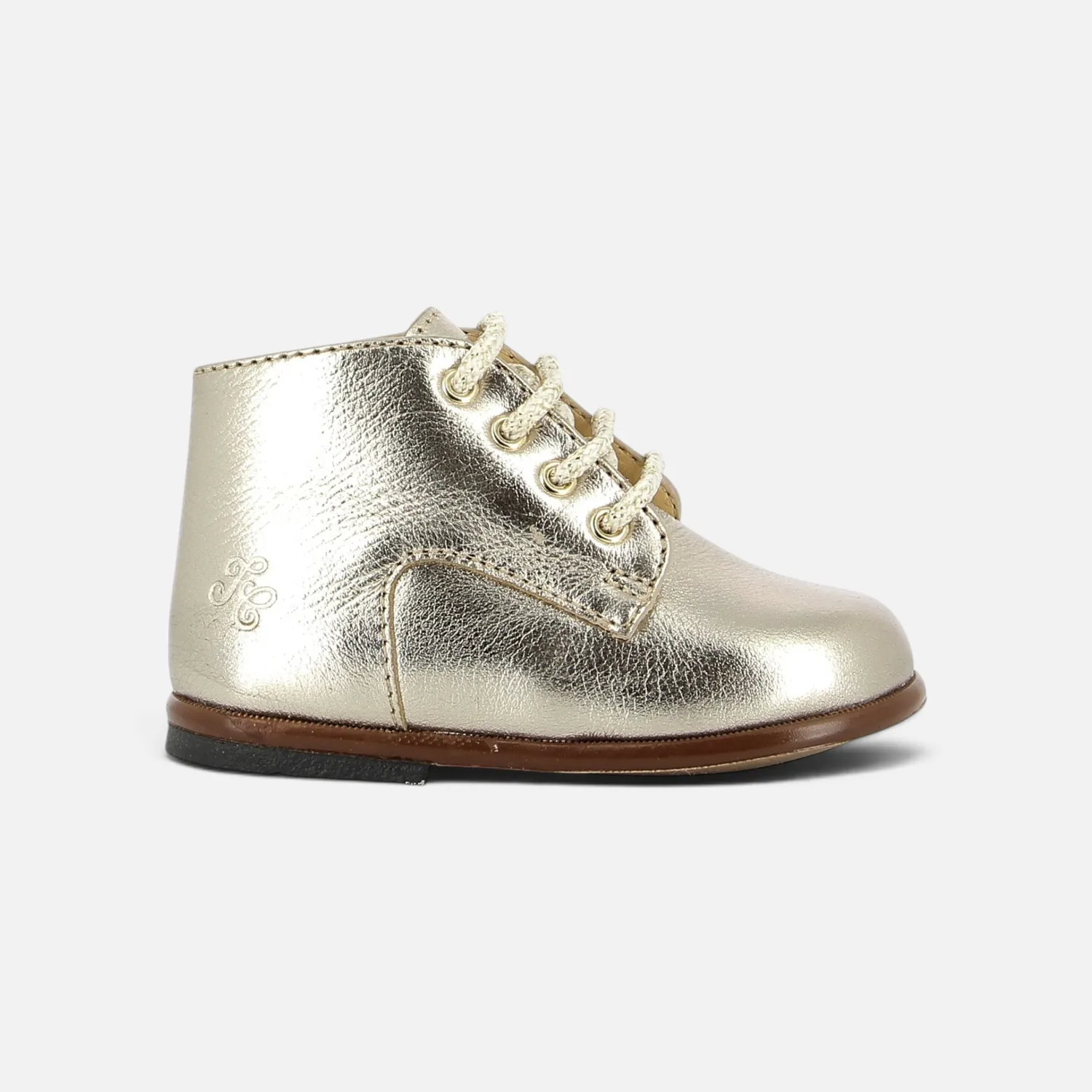 10is T&C 1 Derby chaussures premiers pas cuir
