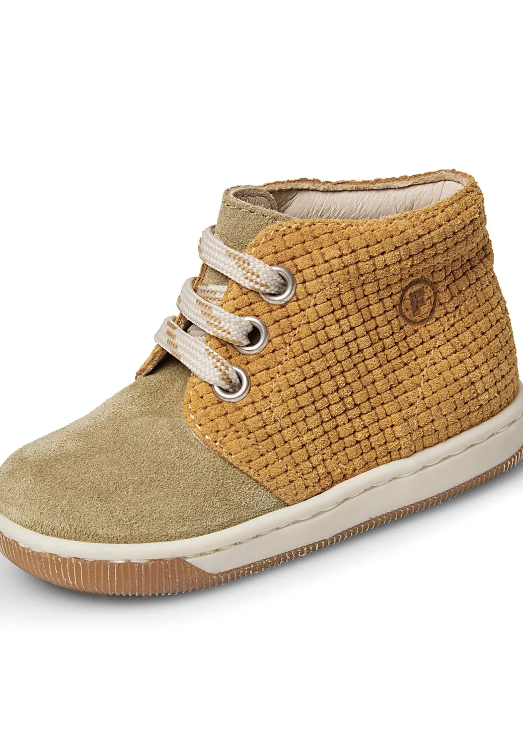 Falcotto Moemoe baskets bébé suède lacets