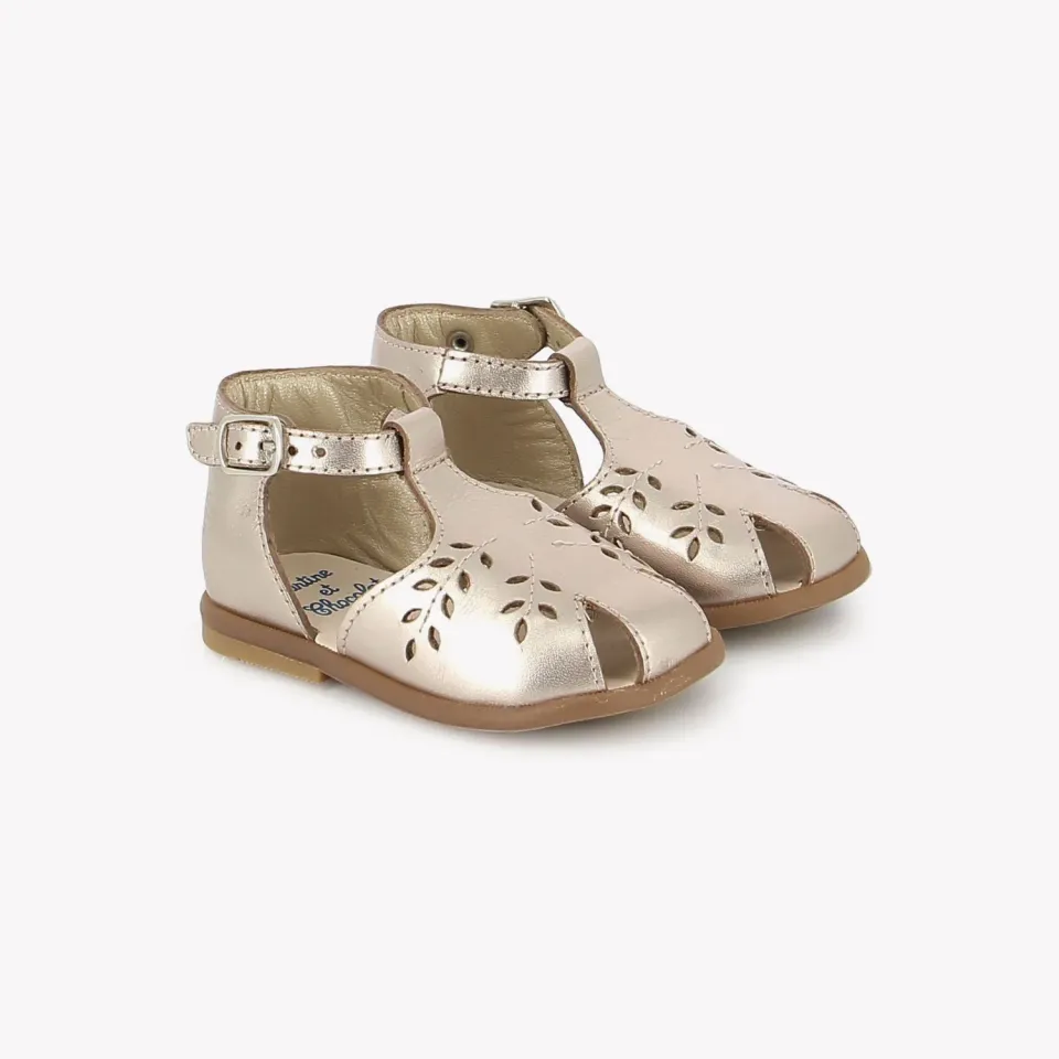 10is T&C 1 Summer sandales premiers pas cuir