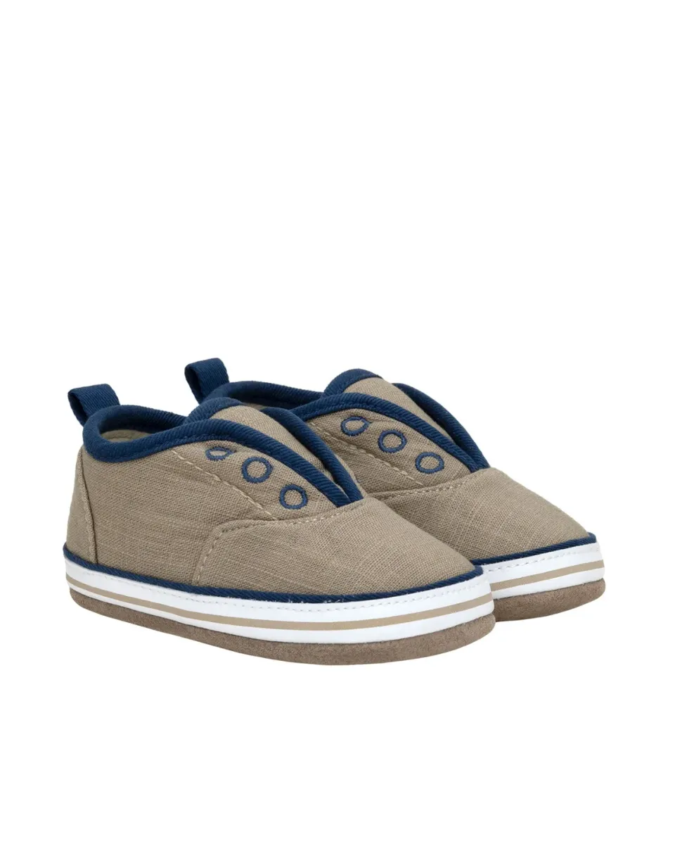 Robeez First Kicks Calder baskets bébé taupe slip-on
