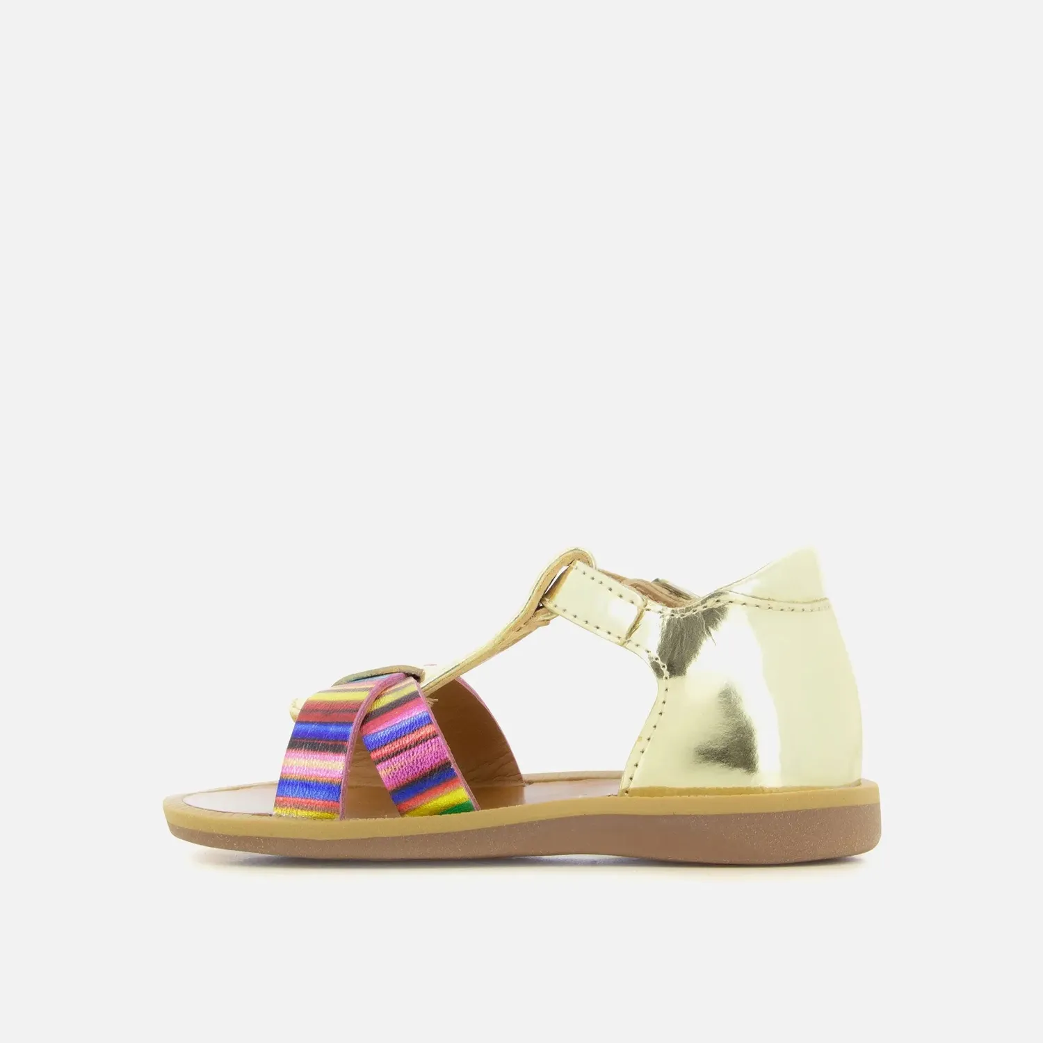 10is Poppy sandale premiers pas cuir doré