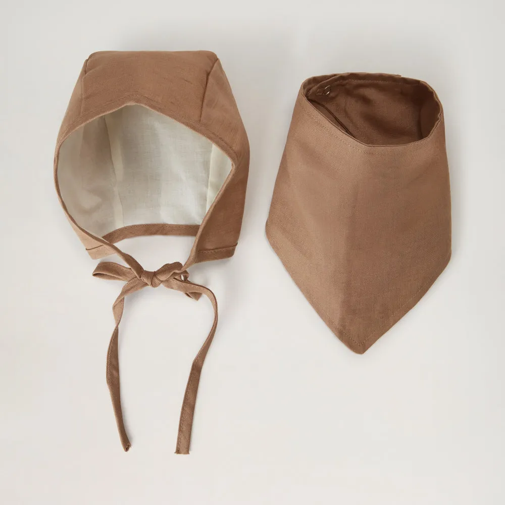 BabyMocs Linen Bonnet bonnet bébé lin coton