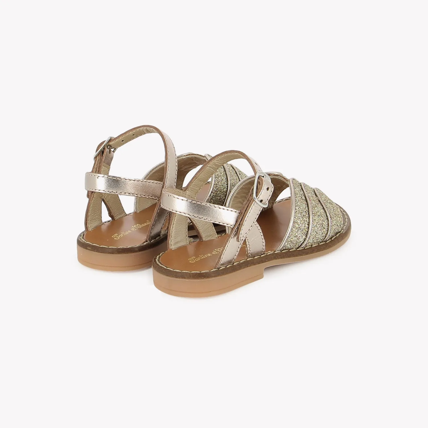 10is T&C 10 Swan sandales fille