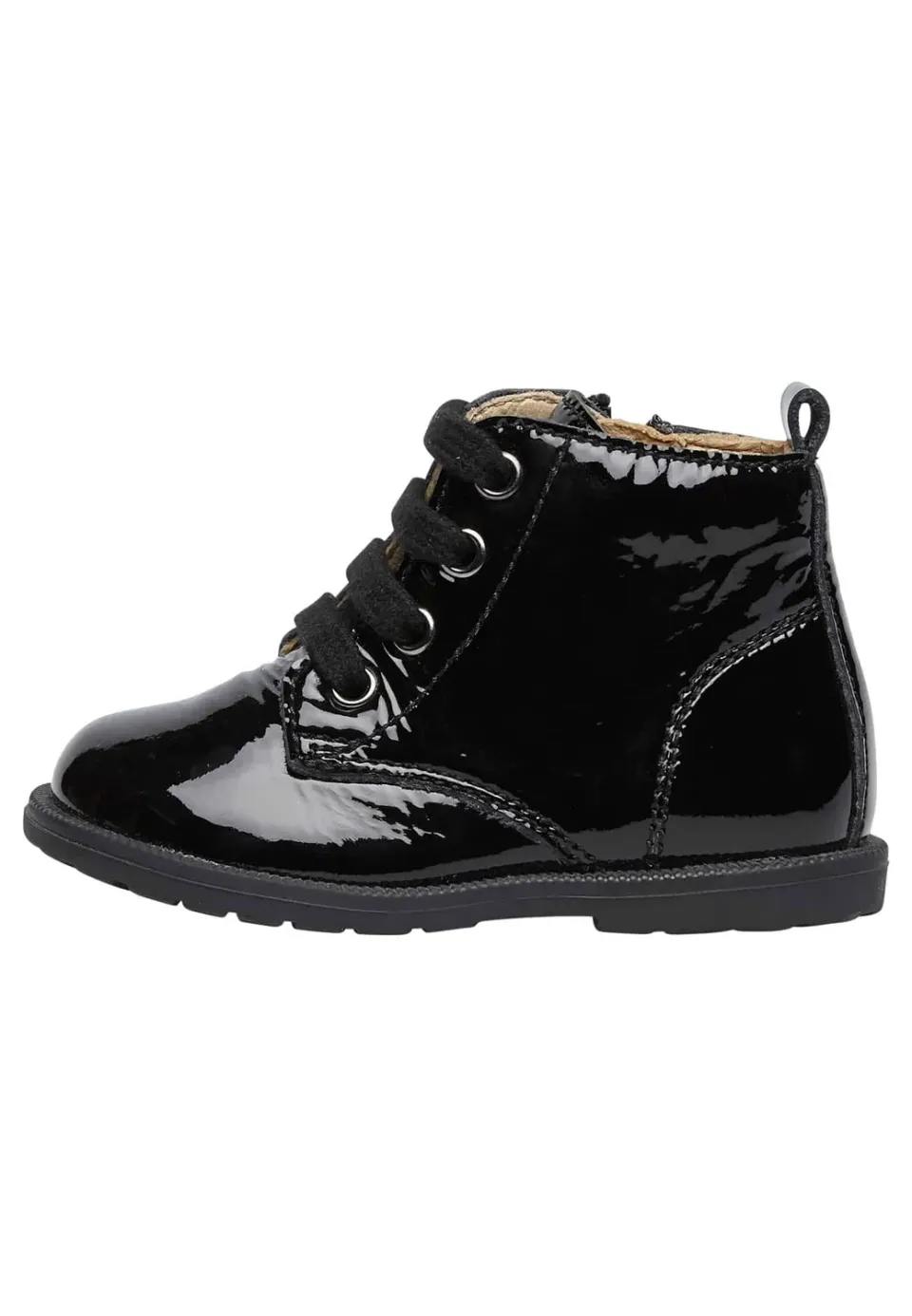 Falcotto ROBIN NEW bottines vernies à lacets noires 20