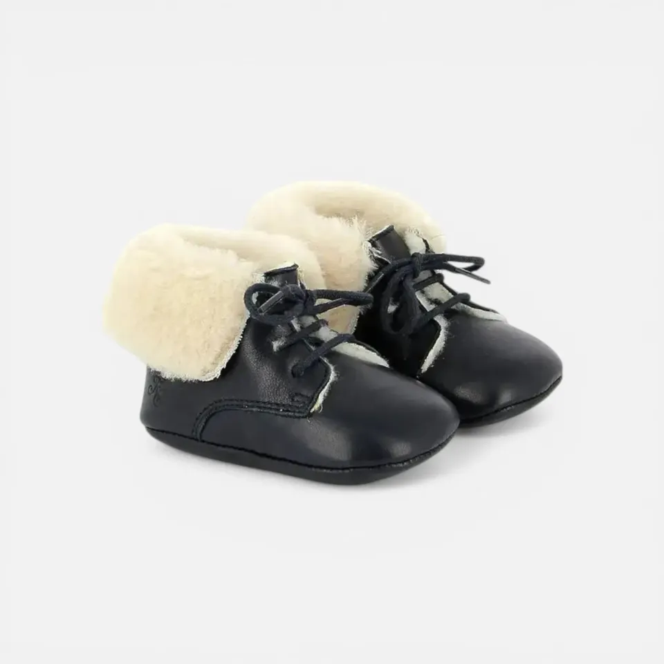 Tartine et Chocolat TC 15 First Fur chausson cuir