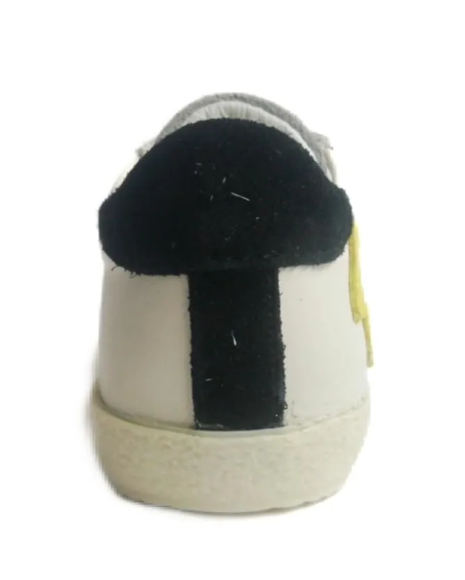 Falcotto Alnoite baskets cuir nappa blanc lacets