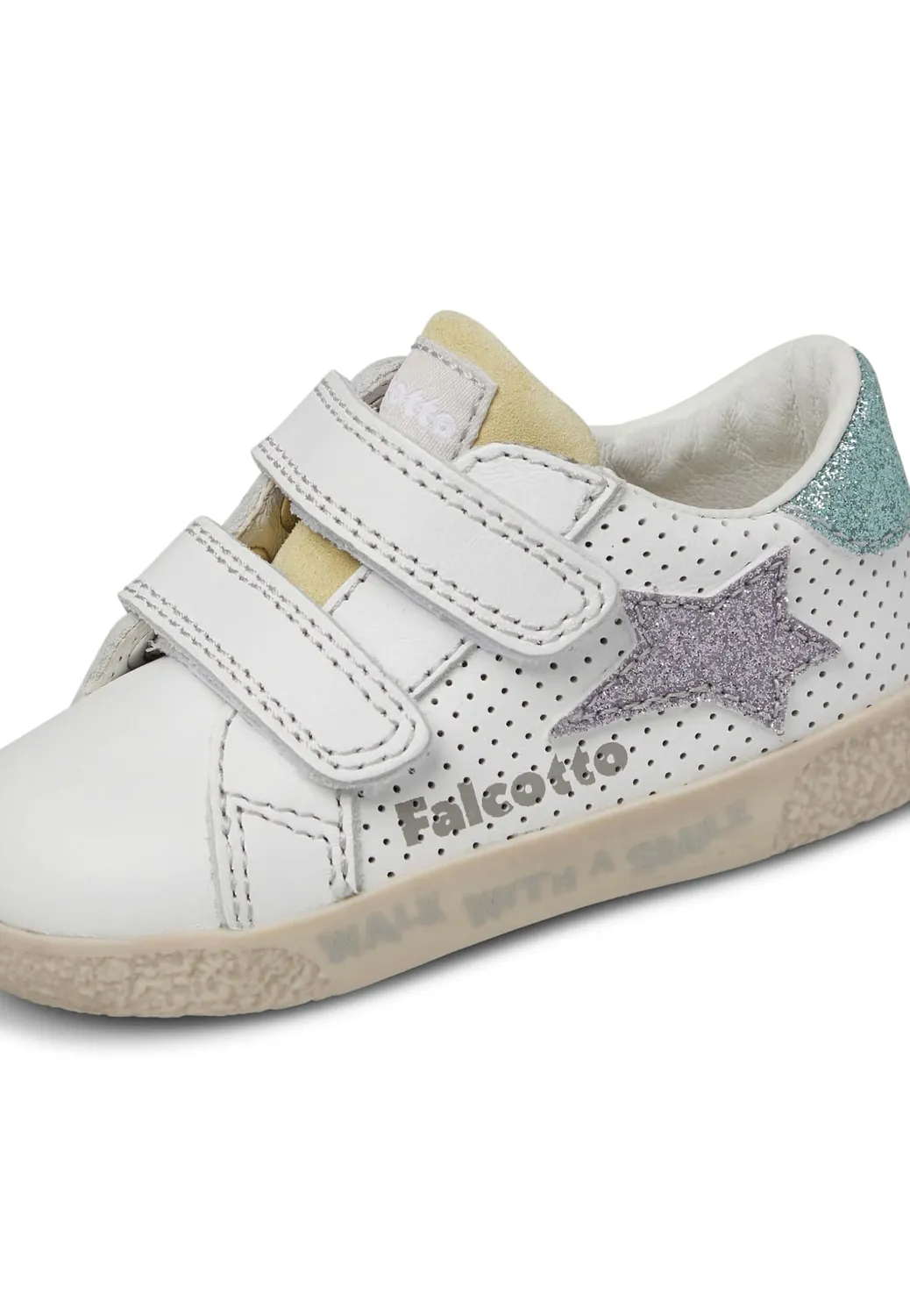 Falcotto Baskets en Cuir et Tissu sneakers scratch