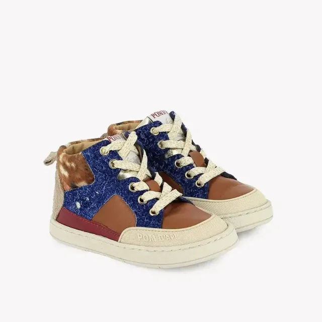 10is Athlet’s Mousse Bump baskets en cuir