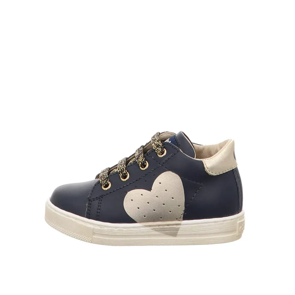 Falcotto Heart 2C09 ballerine cuir bleue 19