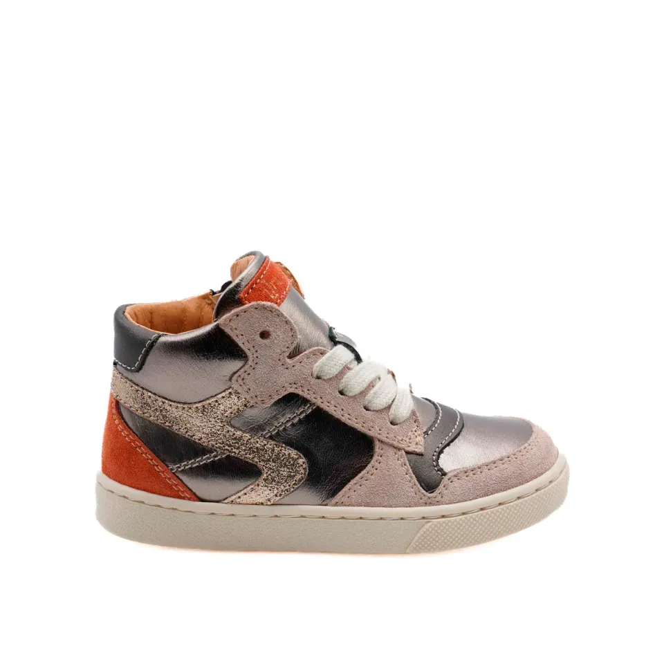 Babybotte Kolette chaussure fille cuir gris
