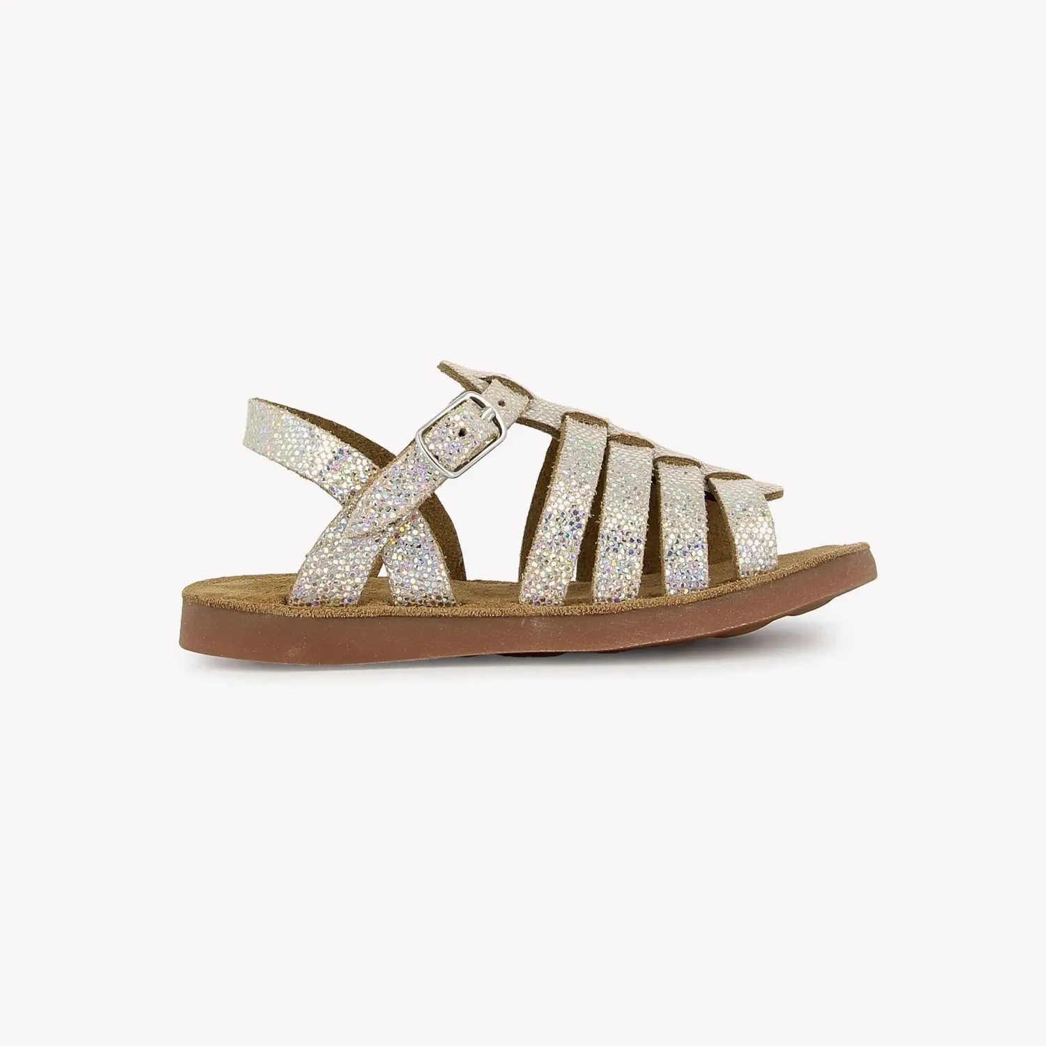 10is Plage Air Pur Strap sandales rose argent