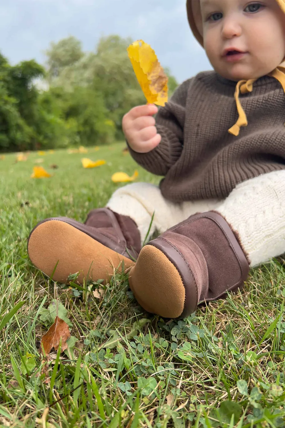 ROBEEZ Cozy Cuff Soft Sole Boots bottes bébé fourrées