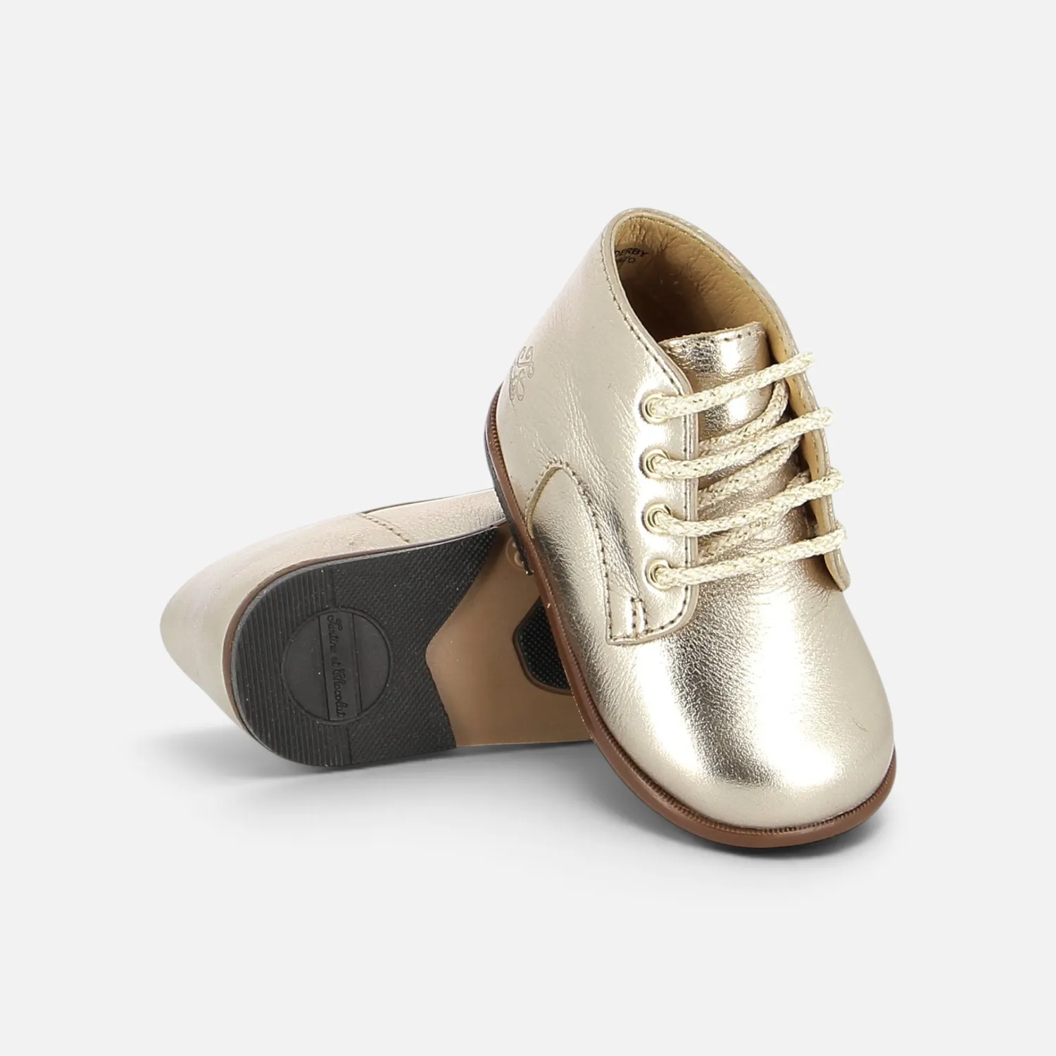 10is T&C 1 Derby chaussures premiers pas cuir