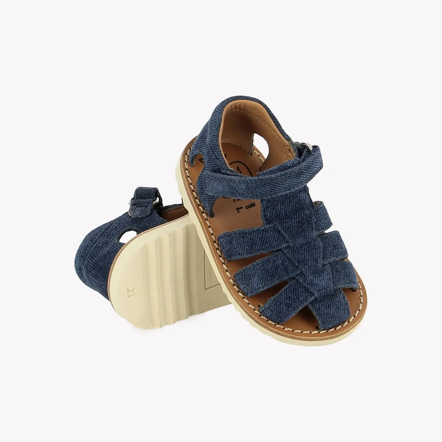 10is Waff Papy sandales cuir enfant