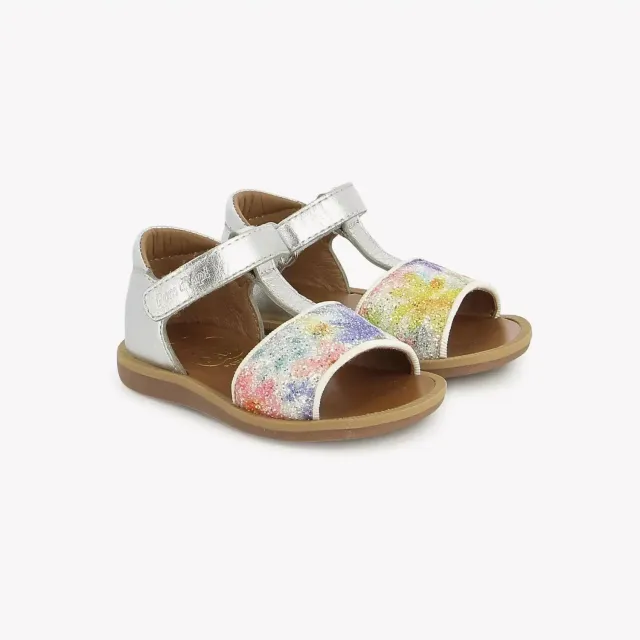 10is Poppy Tao Easy Lam-Gli Silver-Multi sandales fille