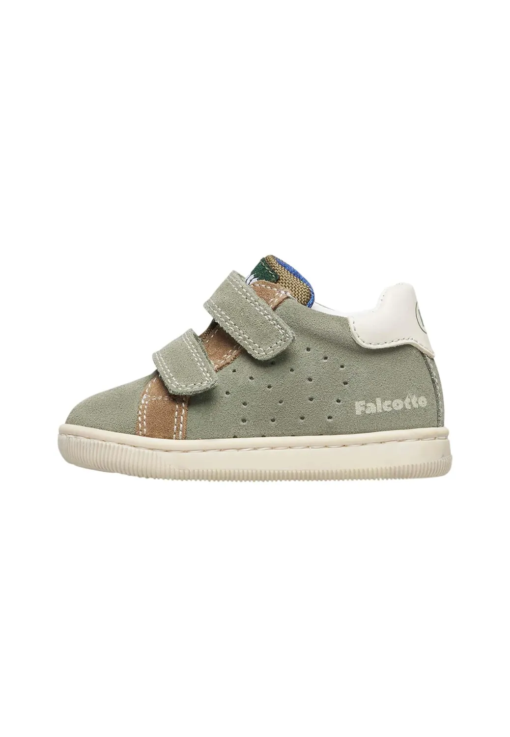 Falcotto Kiner VL Crib baskets cuir vert