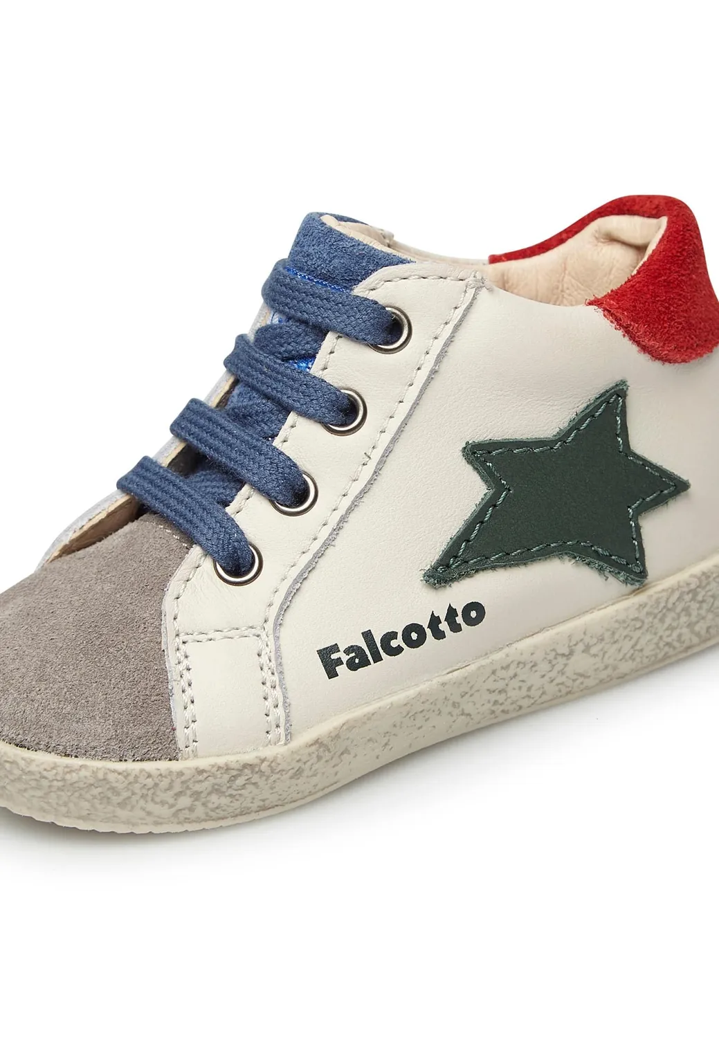 Falcotto Alnoite High baskets cuir lacets garçon