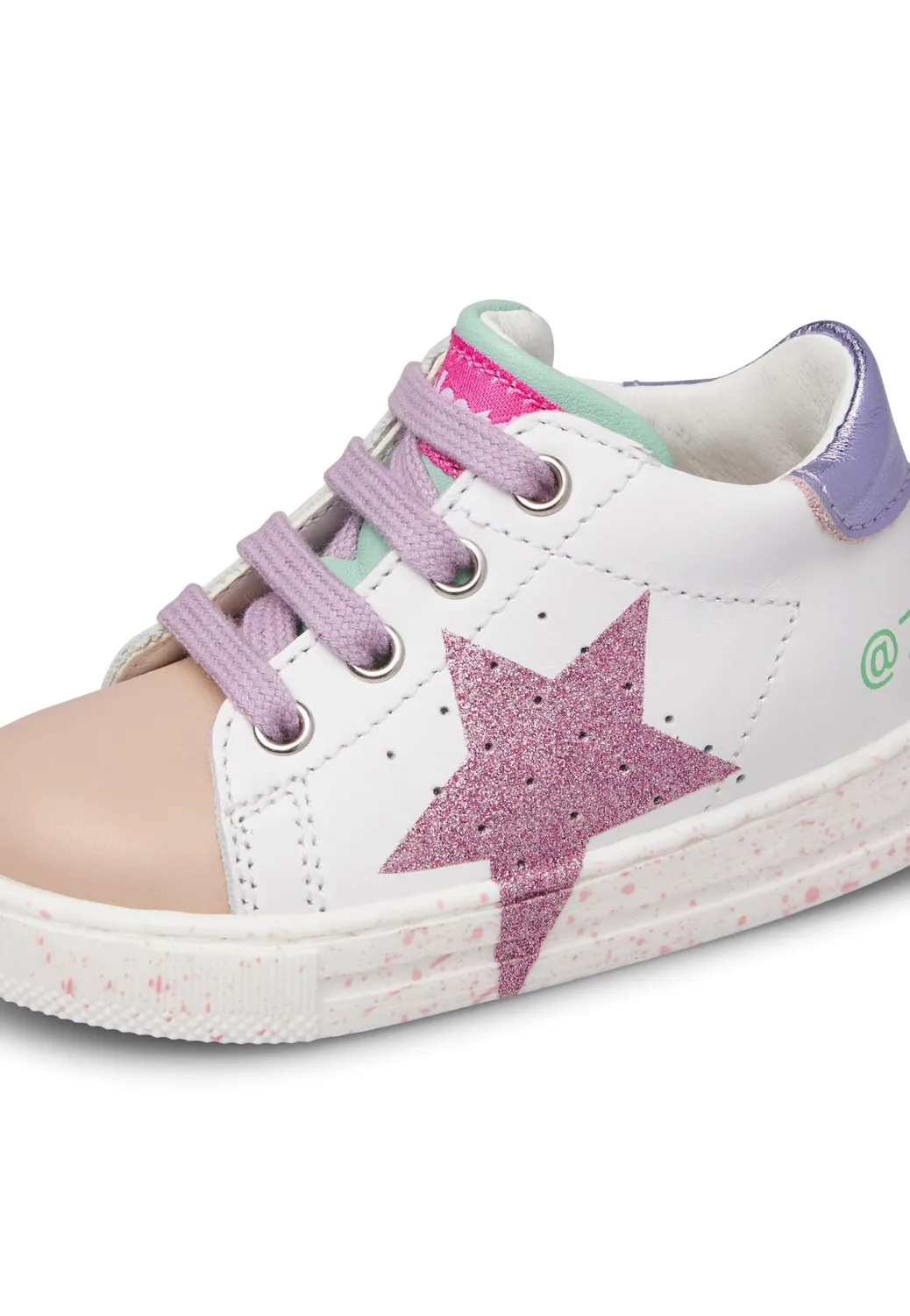 Falcotto Sneakers Cuir Étoile Enfant Respirantes