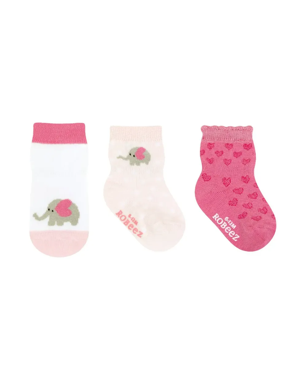 Robeez Little Peanut chaussettes bébé lot de 3 volants