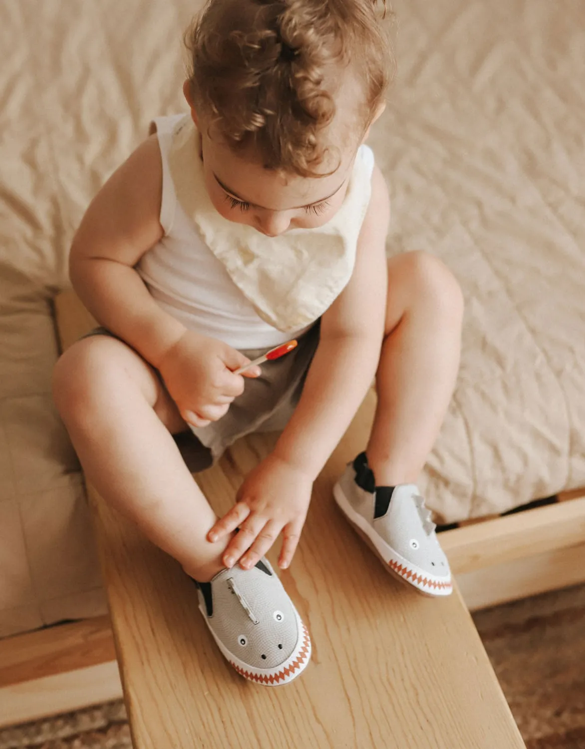 ROBEEZ Dino Dan Soft Soles chaussures bébé dinosaure