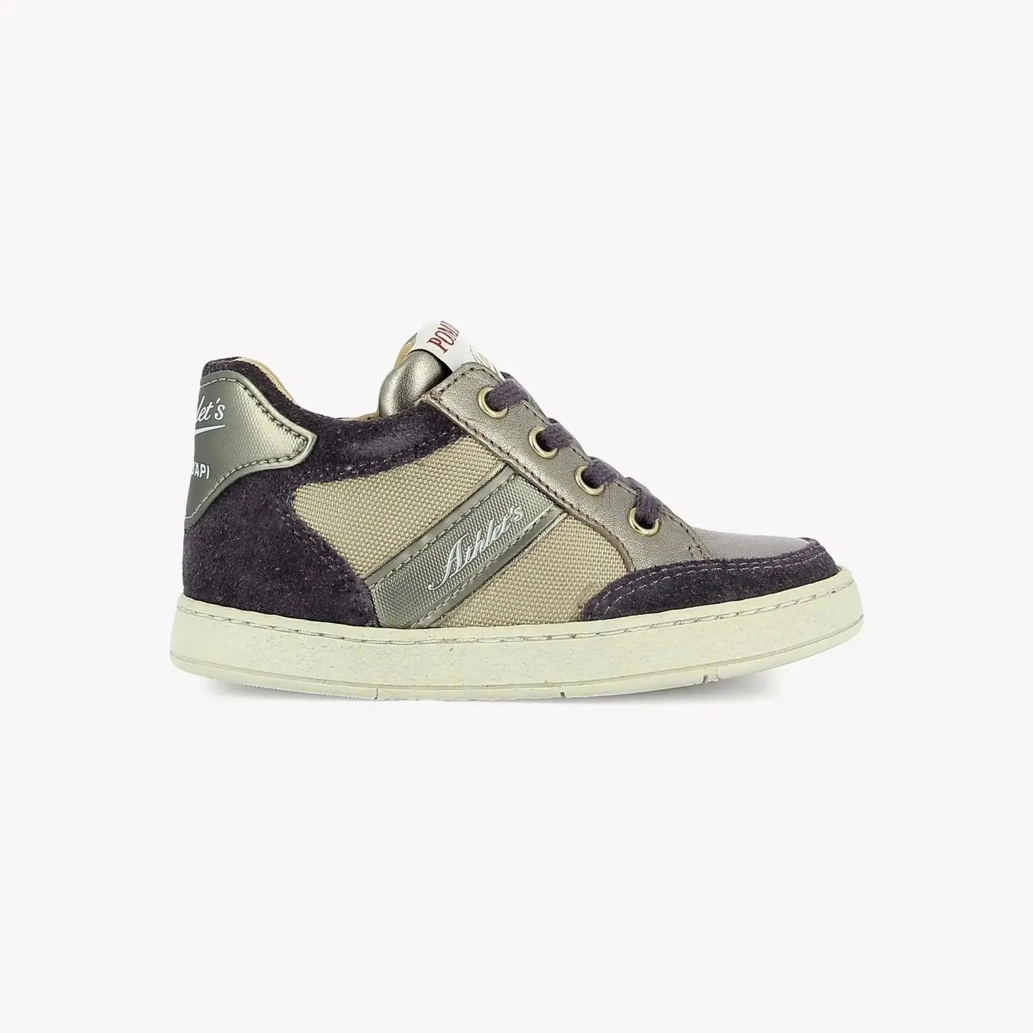 10is Mousse Racing baskets cuir fille
