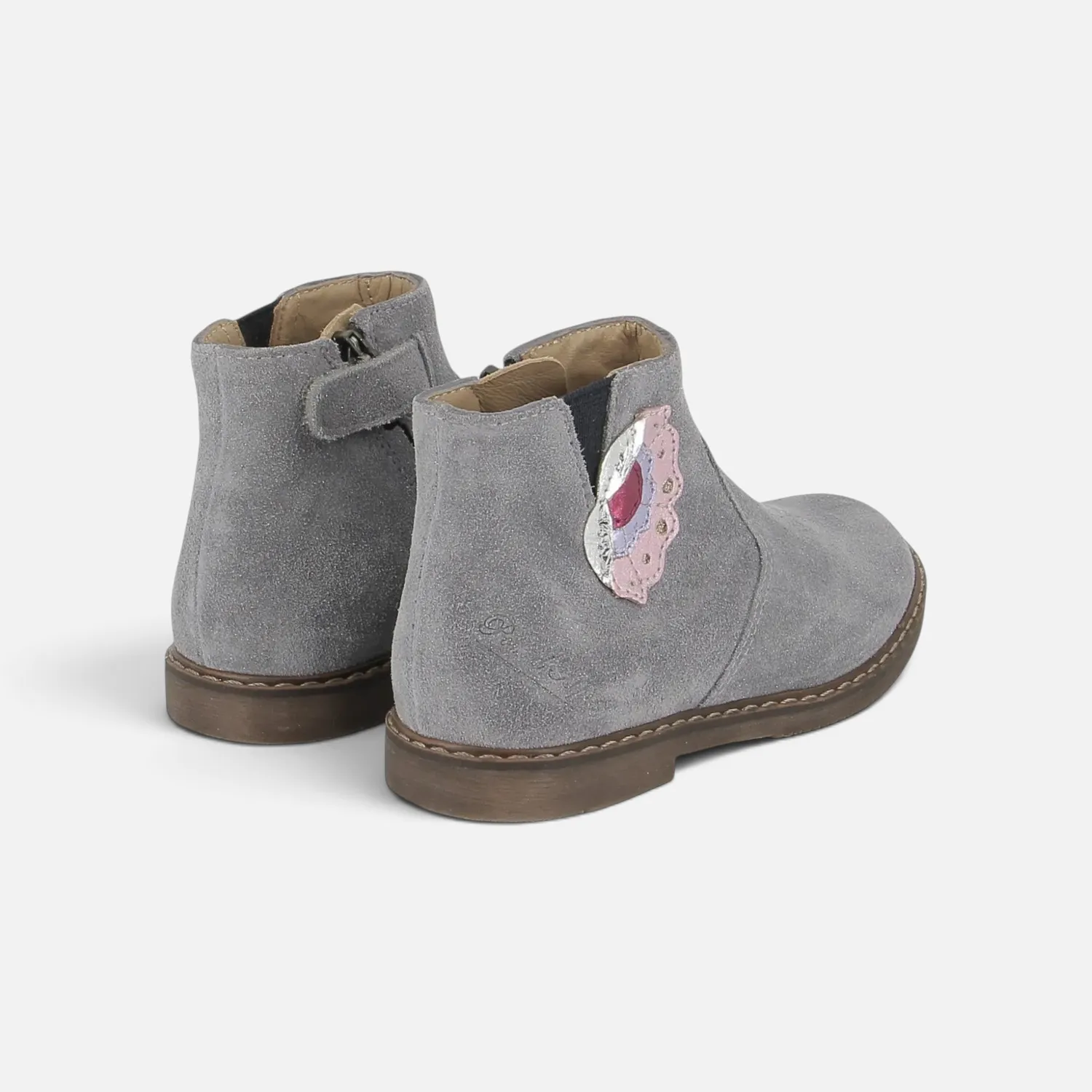 10is City Peony bottines cuir zip