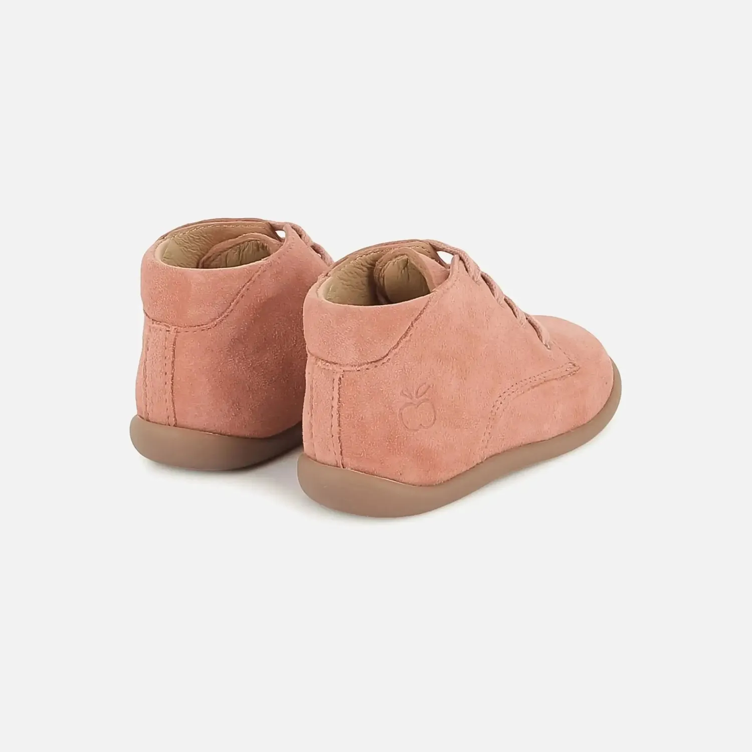 10is Stand-Up Derby chaussure premiers pas cuir rose