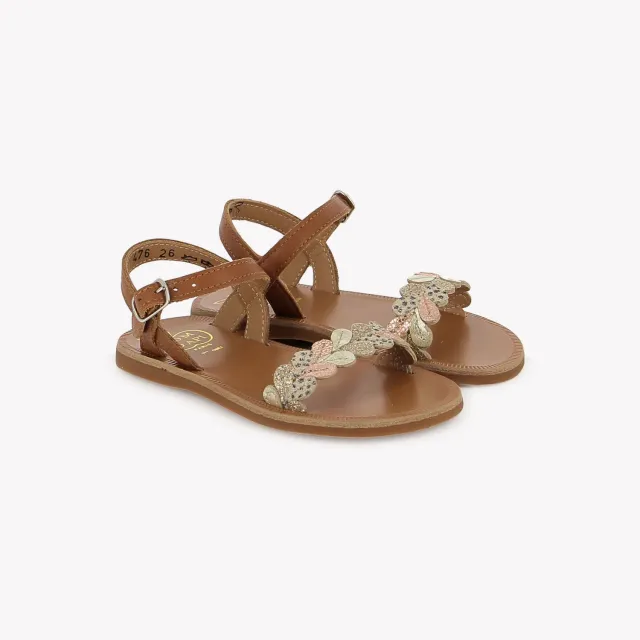 Pom d'Api Plagette Ferns sandale cuir cuero