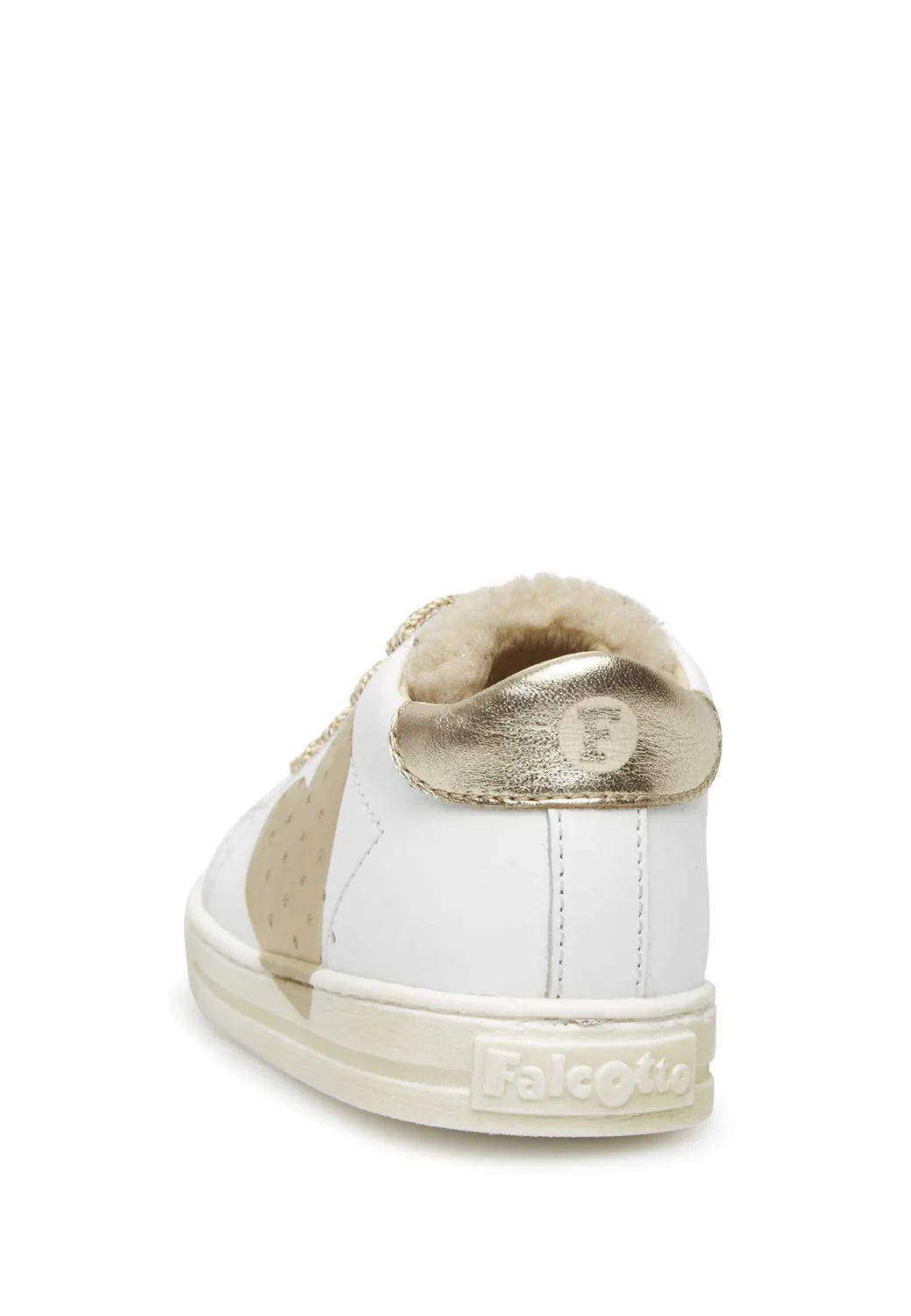 Falcotto Heart sneakers basses fille cuir blanc