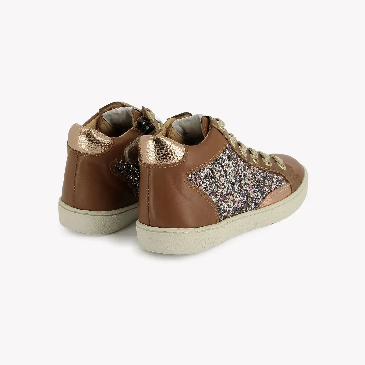 Pom d'Api Top Touch Zippy baskets cuir