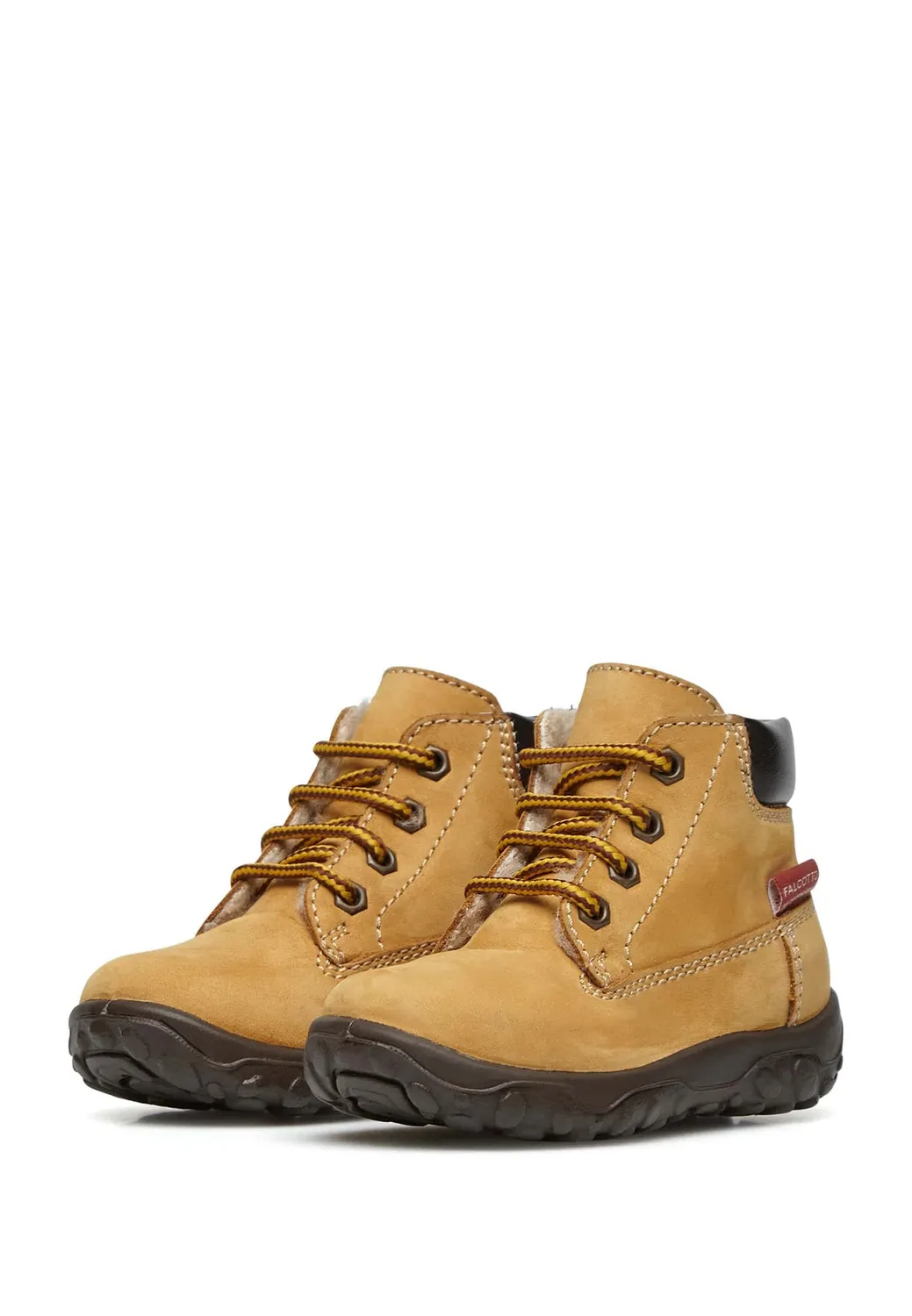 Falcotto Toc bottines nubuck semelle épaisse doublé cuir
