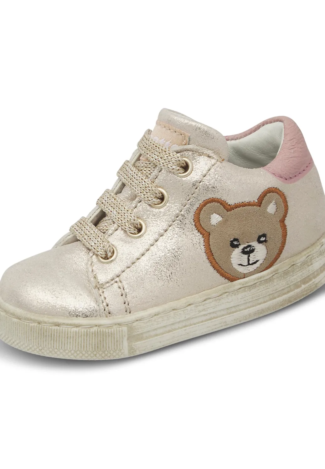 Falcotto Baskets Cuir Enfant Lacets