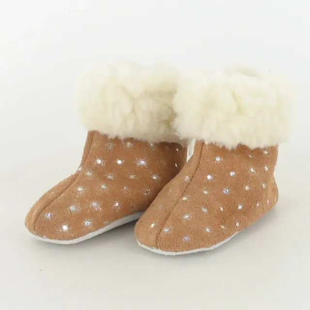 Le Petit Fils du Cordonnier Doge botte chausson bébé cuir pailleté