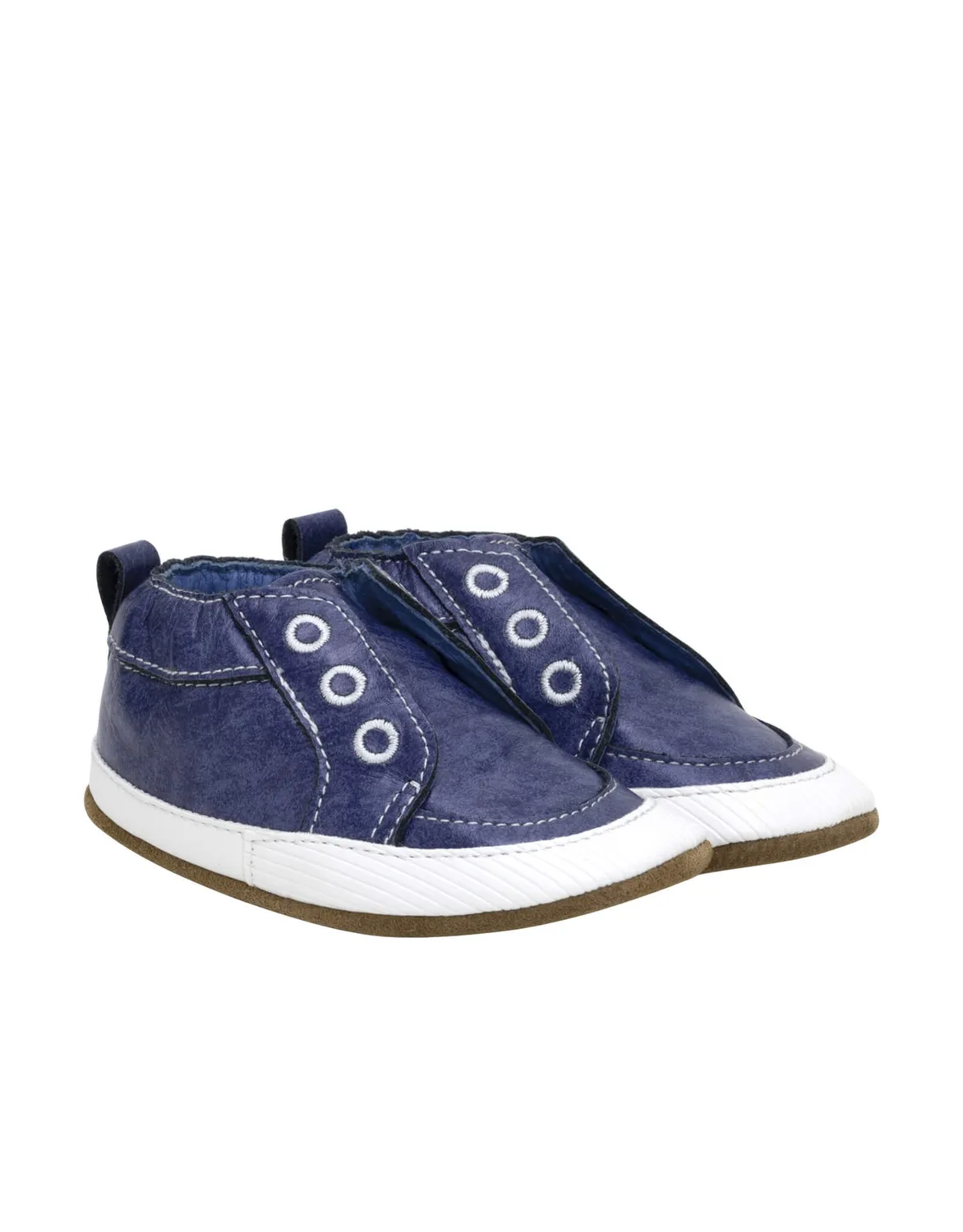 Robeez Soft Soles Stylish Steve chaussons cuir
