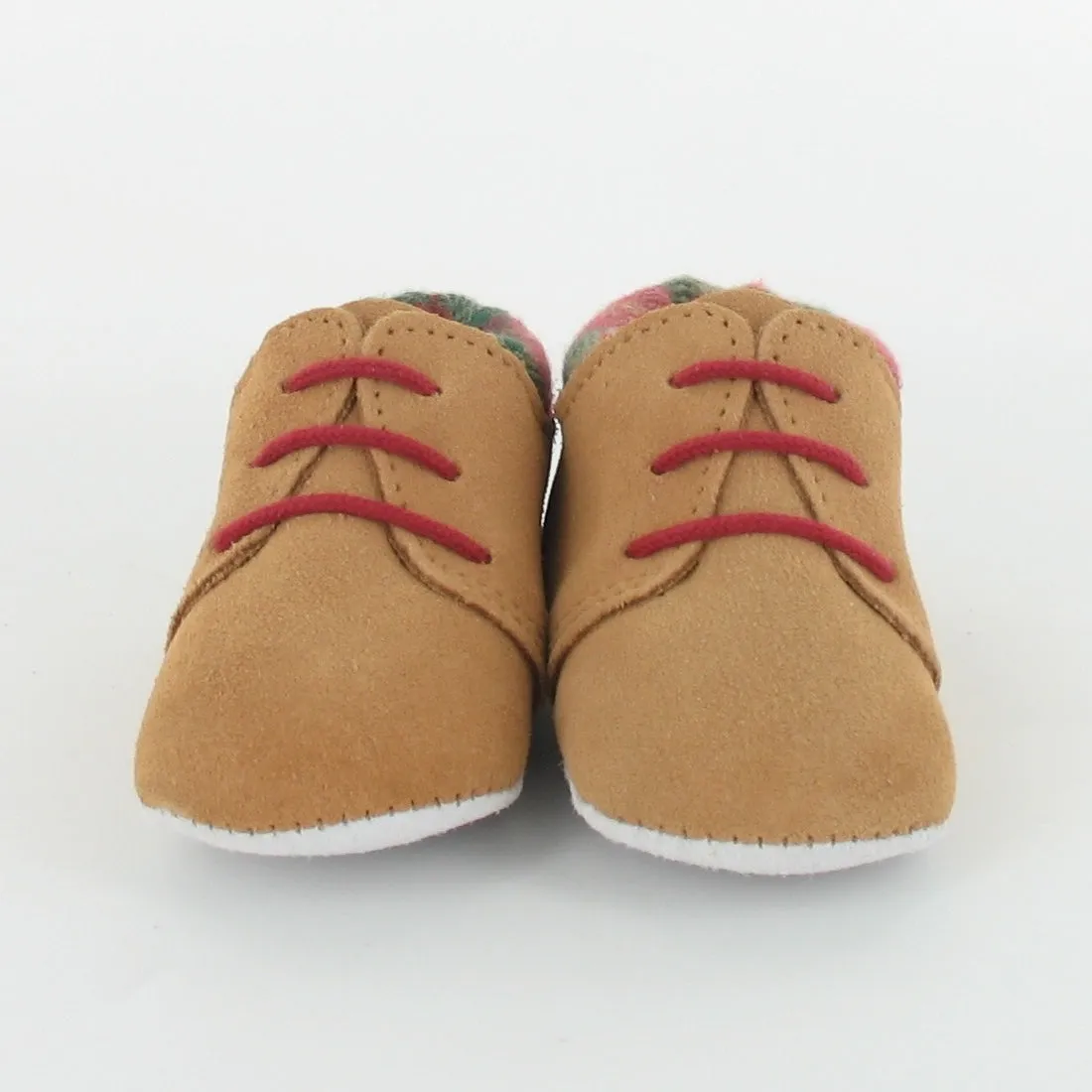 Le Petit Fils du Cordonnier Dioula chausson bébé col tartan